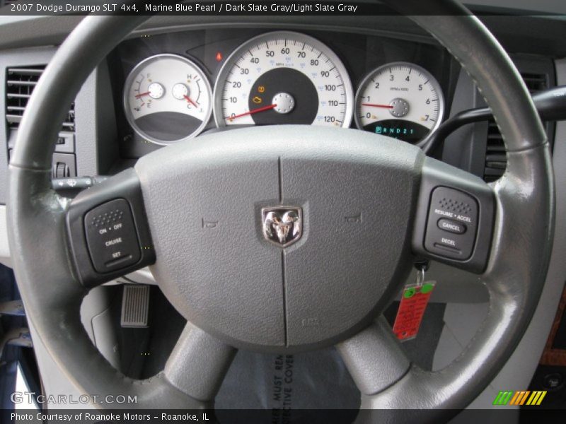 Marine Blue Pearl / Dark Slate Gray/Light Slate Gray 2007 Dodge Durango SLT 4x4