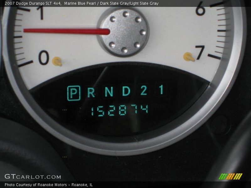 Marine Blue Pearl / Dark Slate Gray/Light Slate Gray 2007 Dodge Durango SLT 4x4