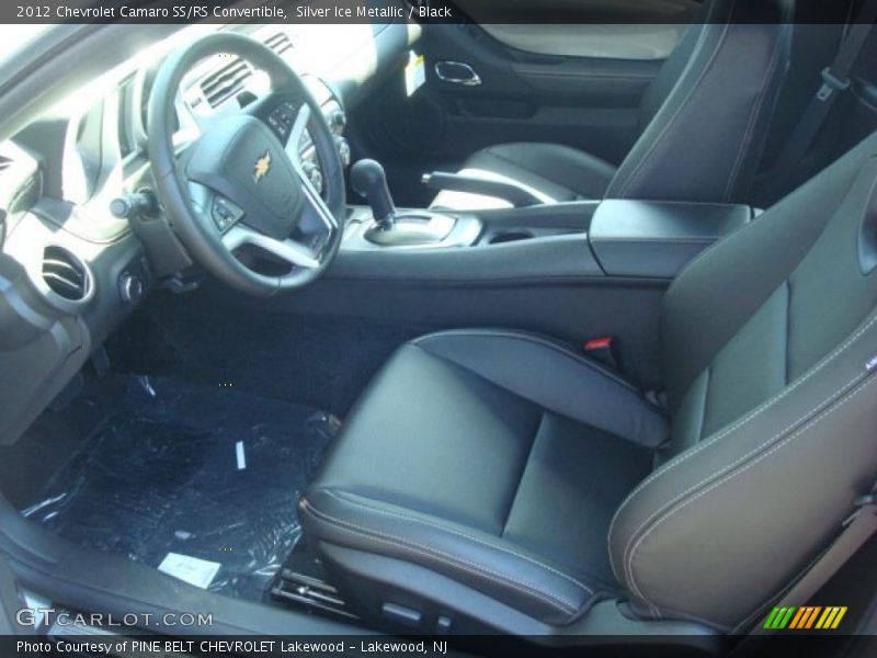  2012 Camaro SS/RS Convertible Black Interior