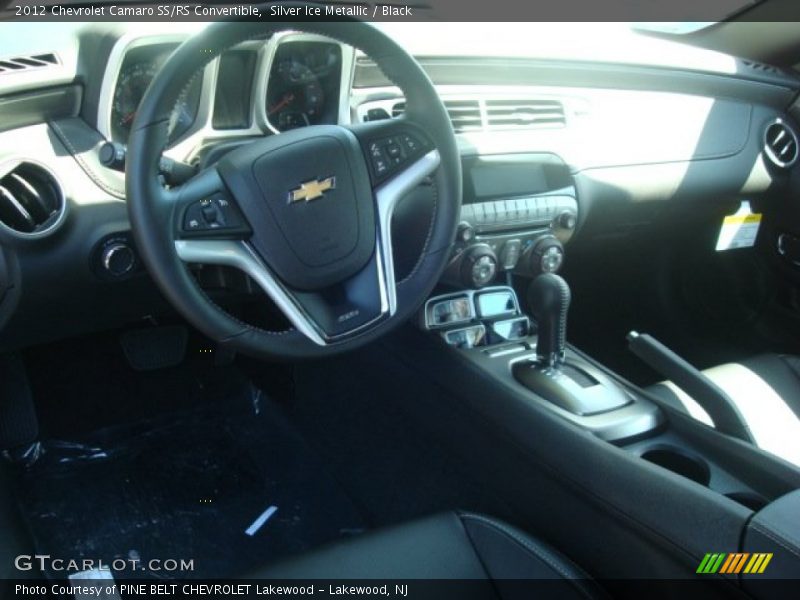 Silver Ice Metallic / Black 2012 Chevrolet Camaro SS/RS Convertible