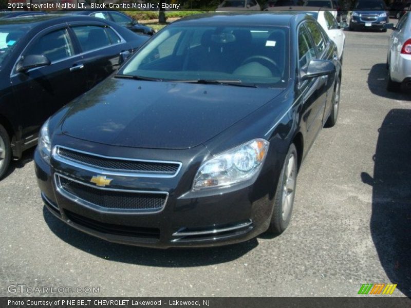 Black Granite Metallic / Ebony 2012 Chevrolet Malibu LT