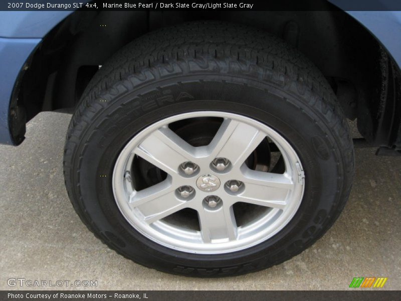 Marine Blue Pearl / Dark Slate Gray/Light Slate Gray 2007 Dodge Durango SLT 4x4