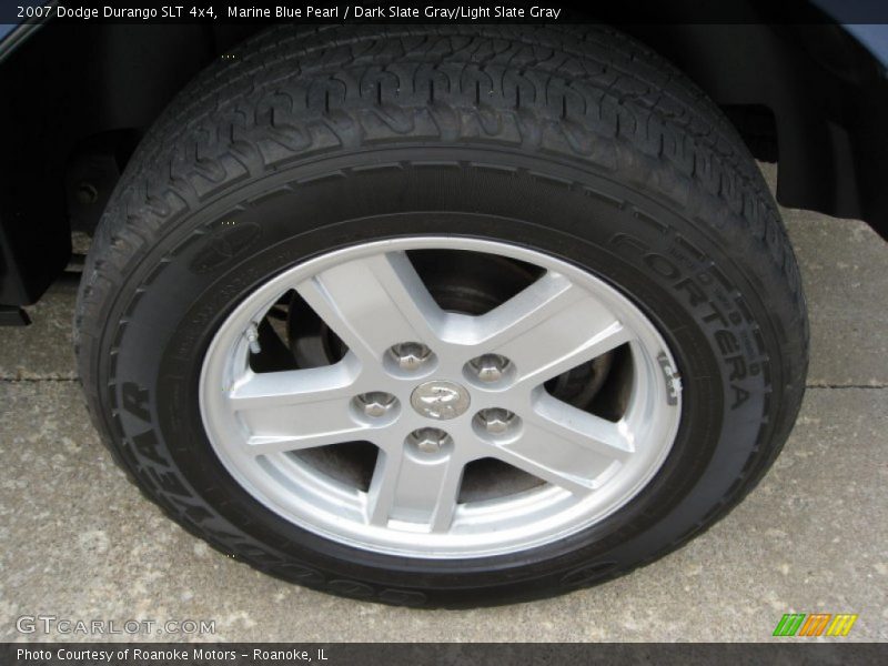 Marine Blue Pearl / Dark Slate Gray/Light Slate Gray 2007 Dodge Durango SLT 4x4
