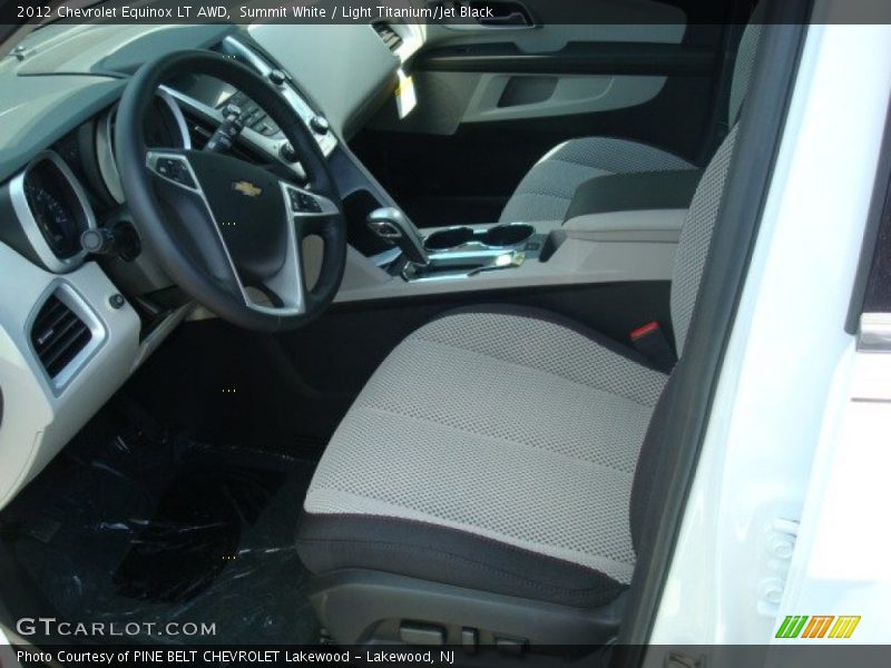 Summit White / Light Titanium/Jet Black 2012 Chevrolet Equinox LT AWD