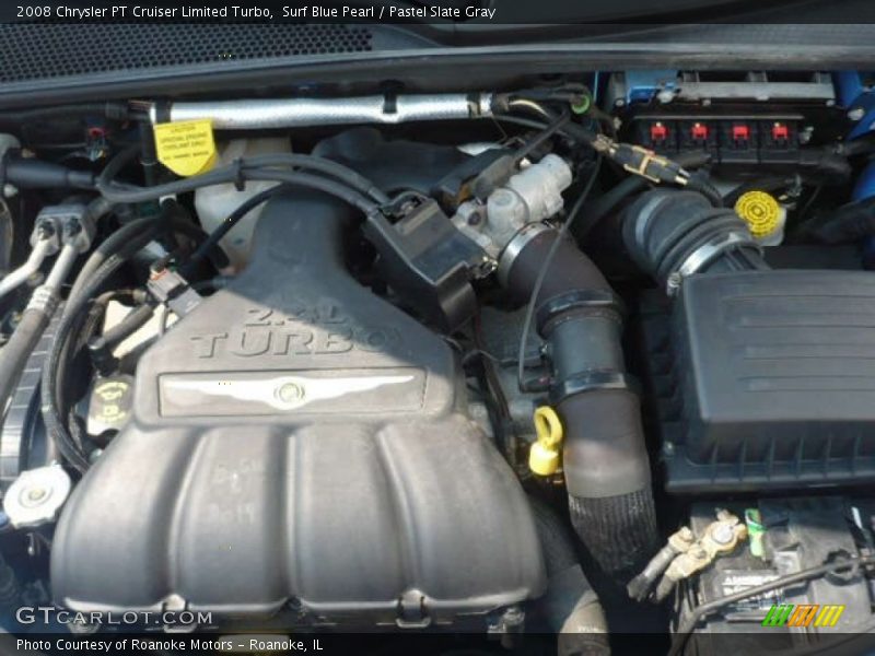  2008 PT Cruiser Limited Turbo Engine - 2.4 Liter Turbocharged DOHC 16-Valve 4 Cylinder