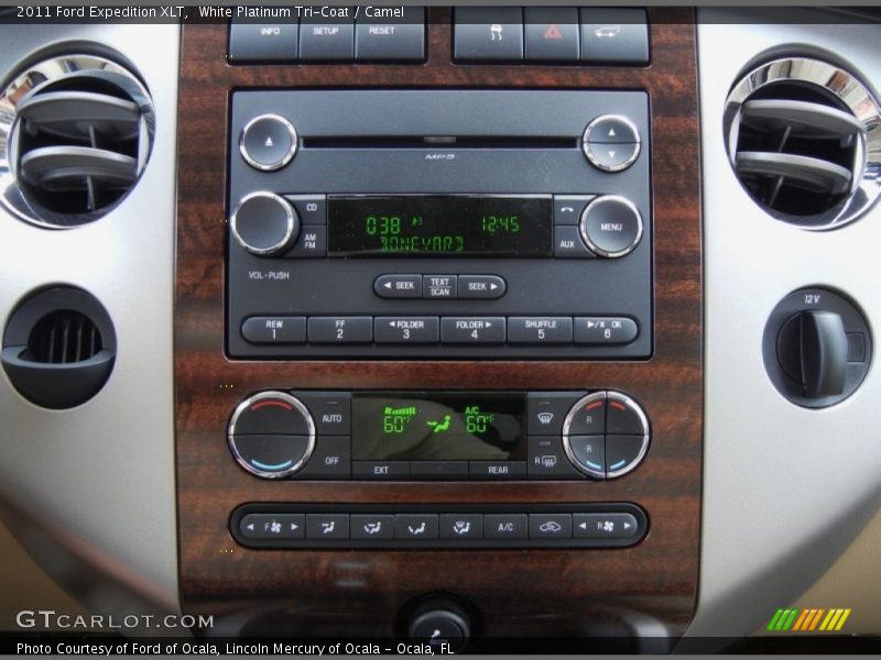 White Platinum Tri-Coat / Camel 2011 Ford Expedition XLT