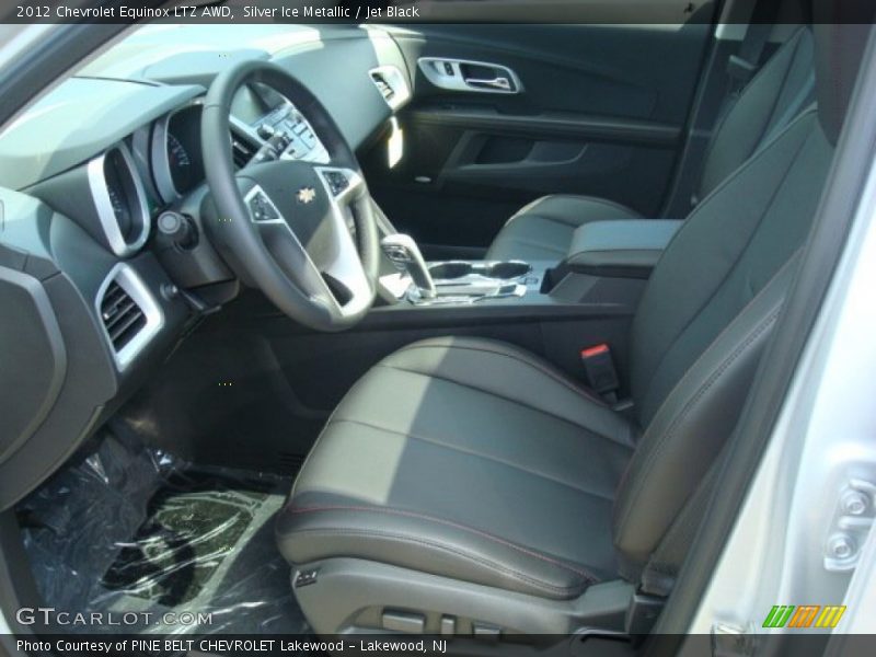 Silver Ice Metallic / Jet Black 2012 Chevrolet Equinox LTZ AWD