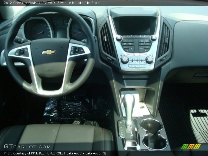 Silver Ice Metallic / Jet Black 2012 Chevrolet Equinox LTZ AWD