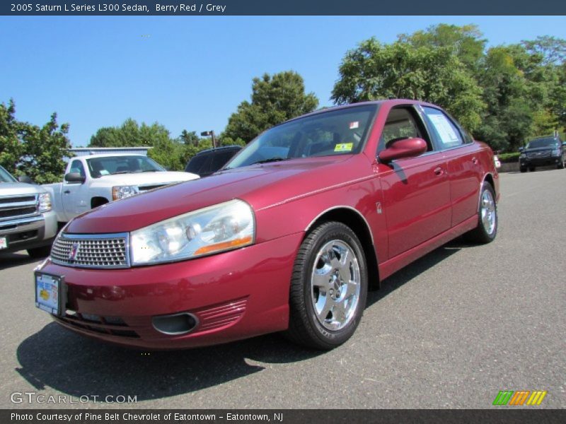 Berry Red / Grey 2005 Saturn L Series L300 Sedan