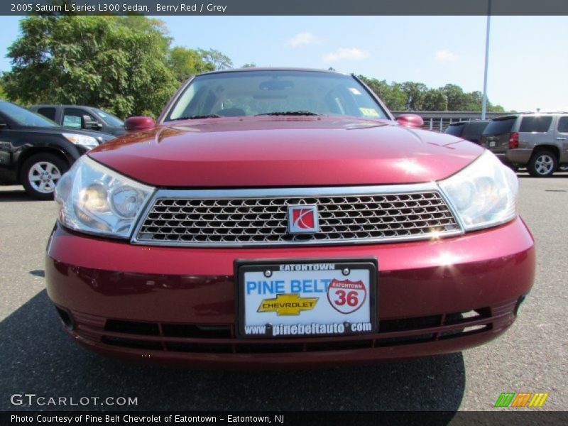 Berry Red / Grey 2005 Saturn L Series L300 Sedan