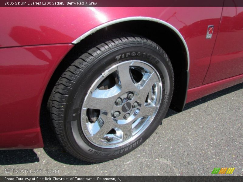 Berry Red / Grey 2005 Saturn L Series L300 Sedan