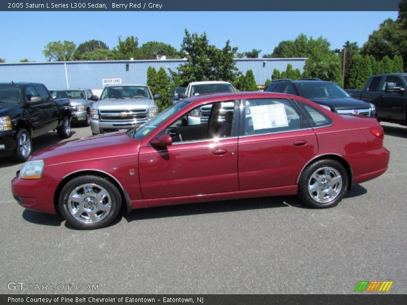 Berry Red / Grey 2005 Saturn L Series L300 Sedan
