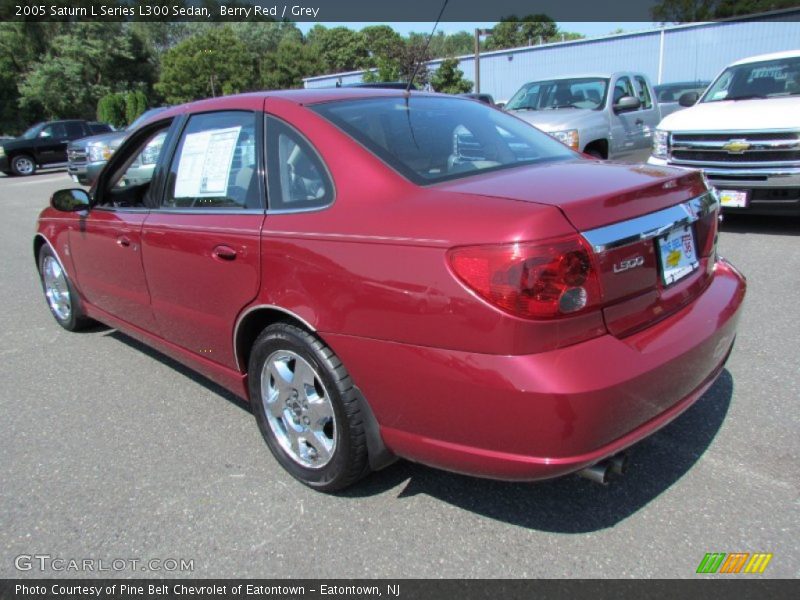 Berry Red / Grey 2005 Saturn L Series L300 Sedan