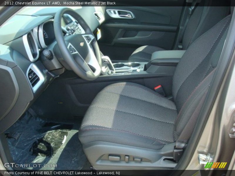 Mocha Steel Metallic / Jet Black 2012 Chevrolet Equinox LT AWD