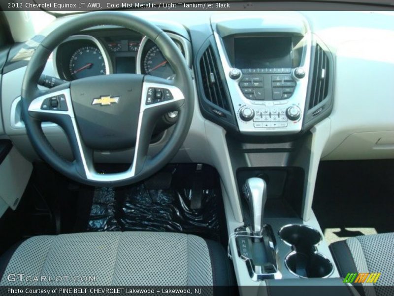 Gold Mist Metallic / Light Titanium/Jet Black 2012 Chevrolet Equinox LT AWD