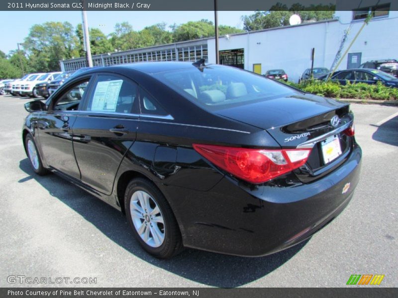 Midnight Black / Gray 2011 Hyundai Sonata GLS