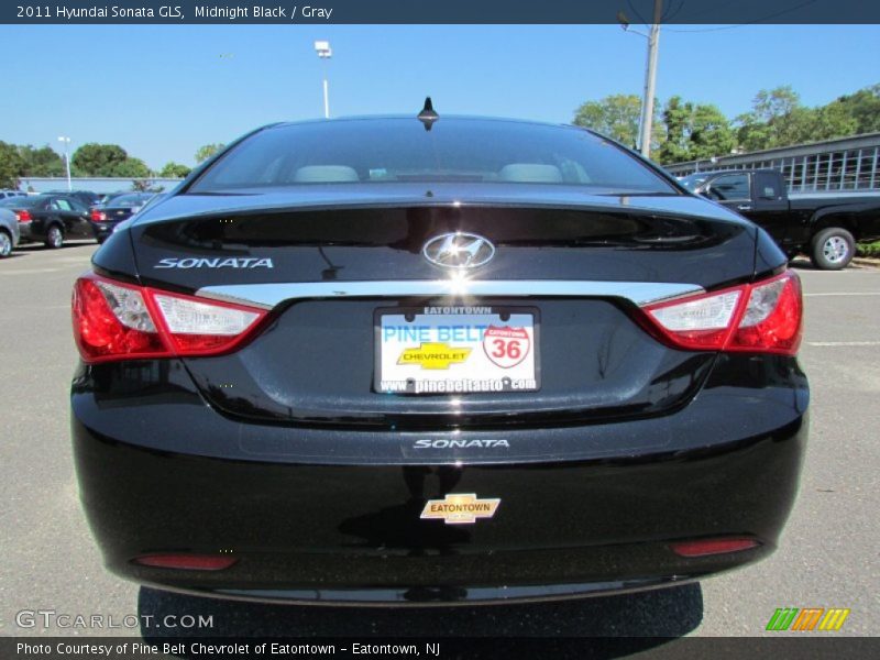 Midnight Black / Gray 2011 Hyundai Sonata GLS