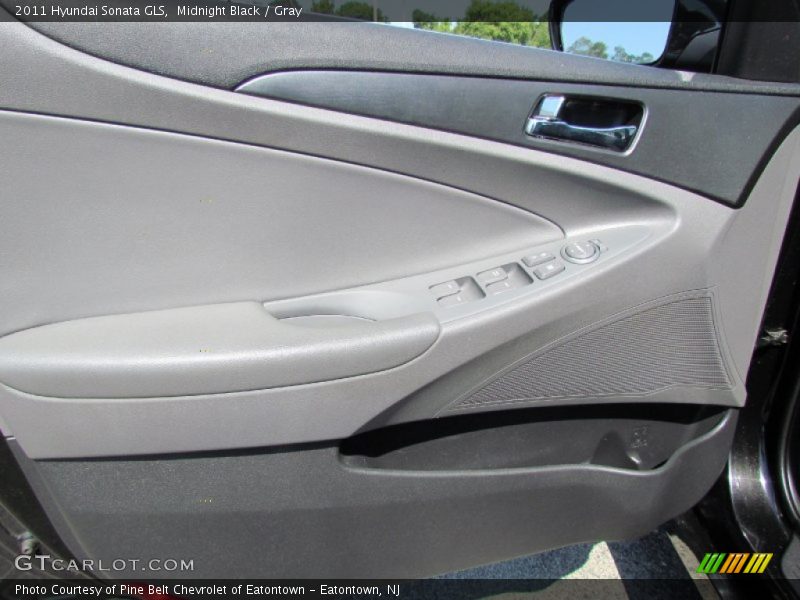 Midnight Black / Gray 2011 Hyundai Sonata GLS