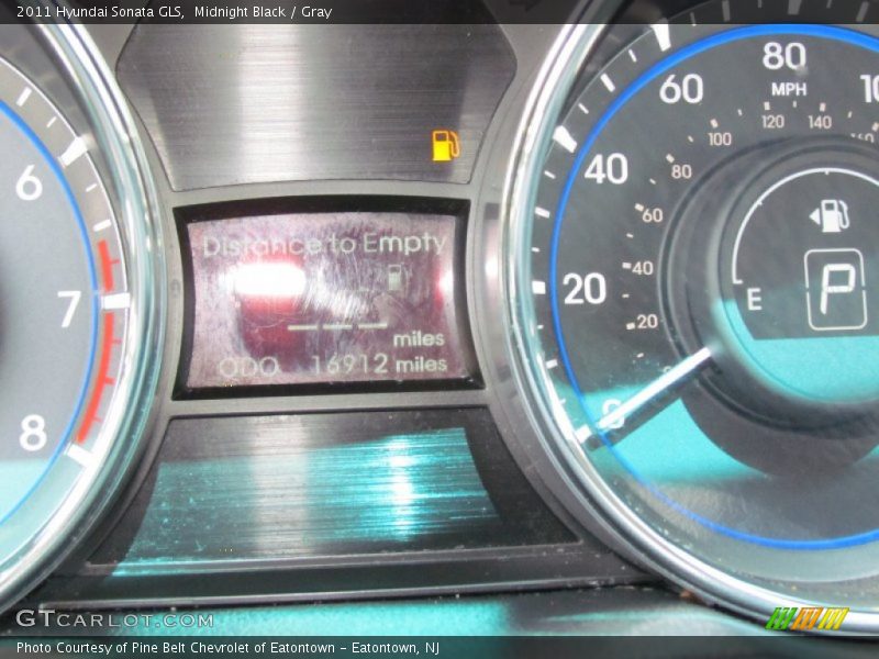 Midnight Black / Gray 2011 Hyundai Sonata GLS