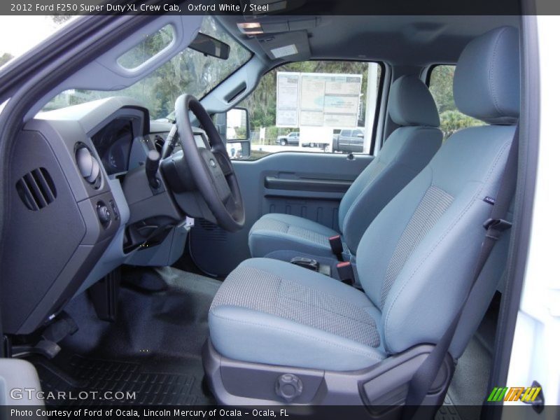 2012 F250 Super Duty XL Crew Cab Steel Interior