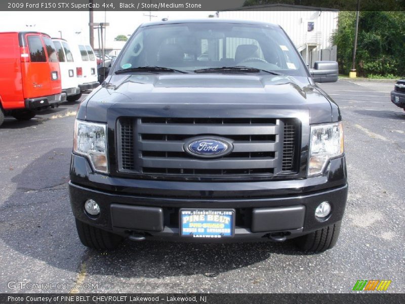 Black / Stone/Medium Stone 2009 Ford F150 STX SuperCab 4x4