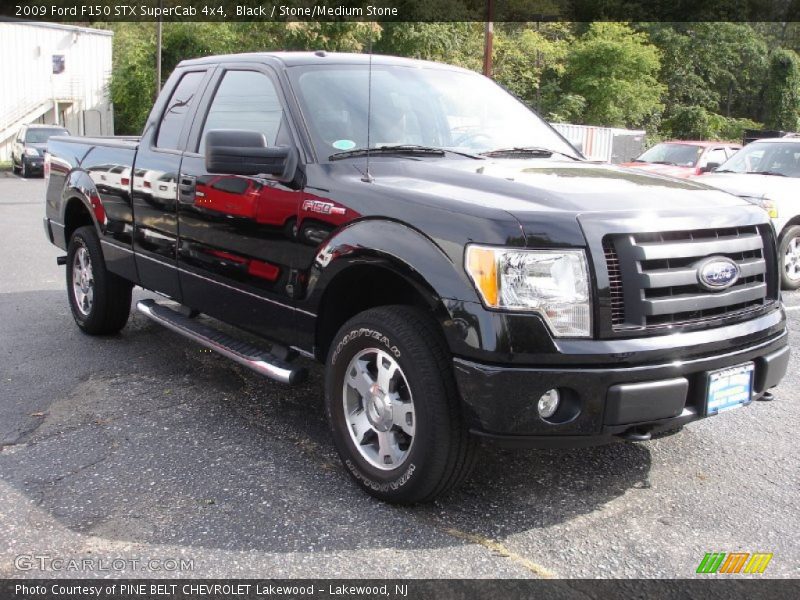 Black / Stone/Medium Stone 2009 Ford F150 STX SuperCab 4x4