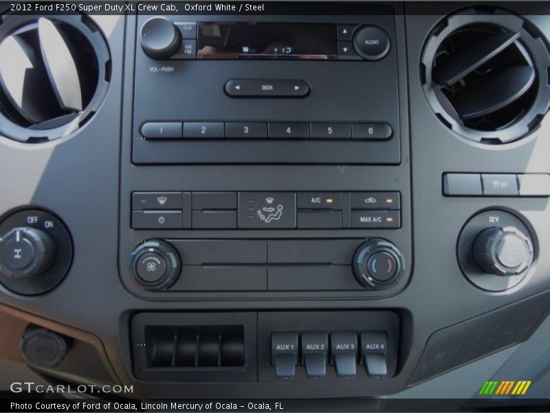 Controls of 2012 F250 Super Duty XL Crew Cab