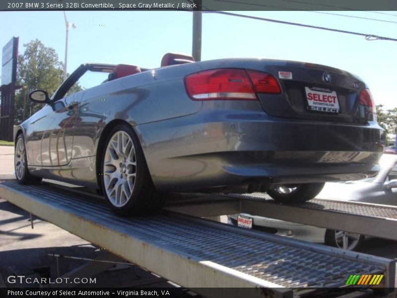 Space Gray Metallic / Black 2007 BMW 3 Series 328i Convertible
