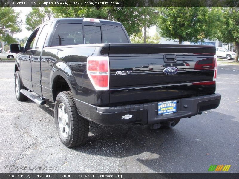 Black / Stone/Medium Stone 2009 Ford F150 STX SuperCab 4x4