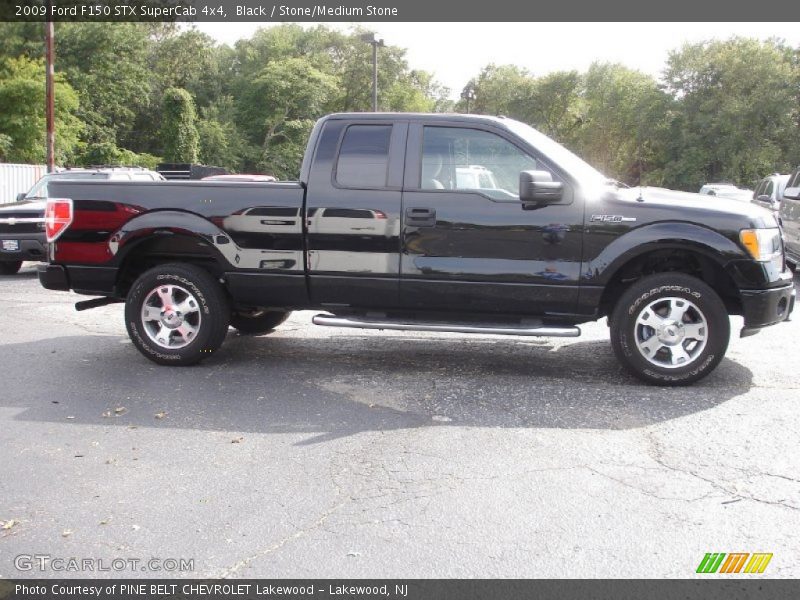 Black / Stone/Medium Stone 2009 Ford F150 STX SuperCab 4x4