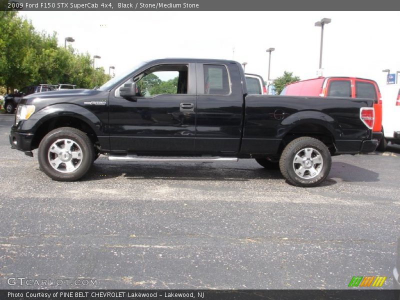 Black / Stone/Medium Stone 2009 Ford F150 STX SuperCab 4x4