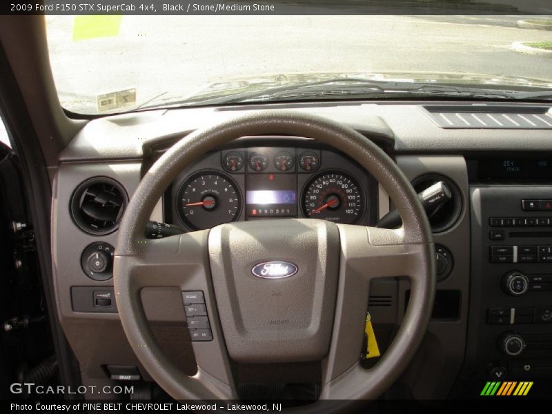 Black / Stone/Medium Stone 2009 Ford F150 STX SuperCab 4x4