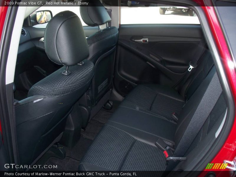 Red Hot Metallic / Ebony 2009 Pontiac Vibe GT