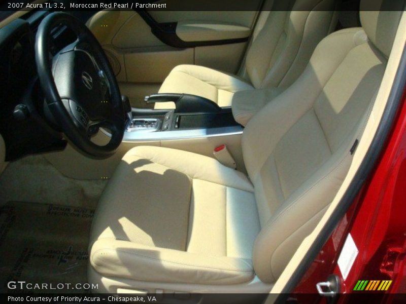 Moroccan Red Pearl / Parchment 2007 Acura TL 3.2