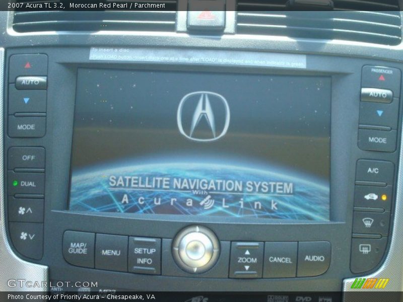 Moroccan Red Pearl / Parchment 2007 Acura TL 3.2