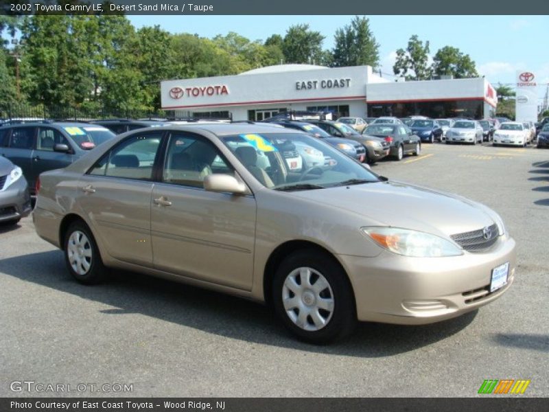 Desert Sand Mica / Taupe 2002 Toyota Camry LE