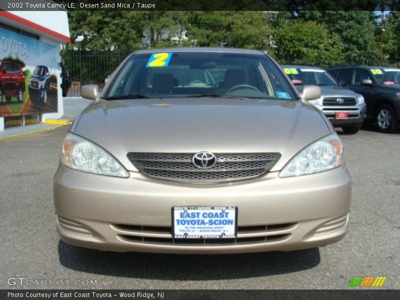 Desert Sand Mica / Taupe 2002 Toyota Camry LE