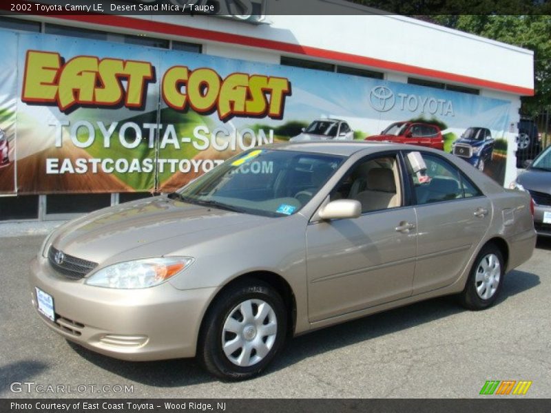 Desert Sand Mica / Taupe 2002 Toyota Camry LE