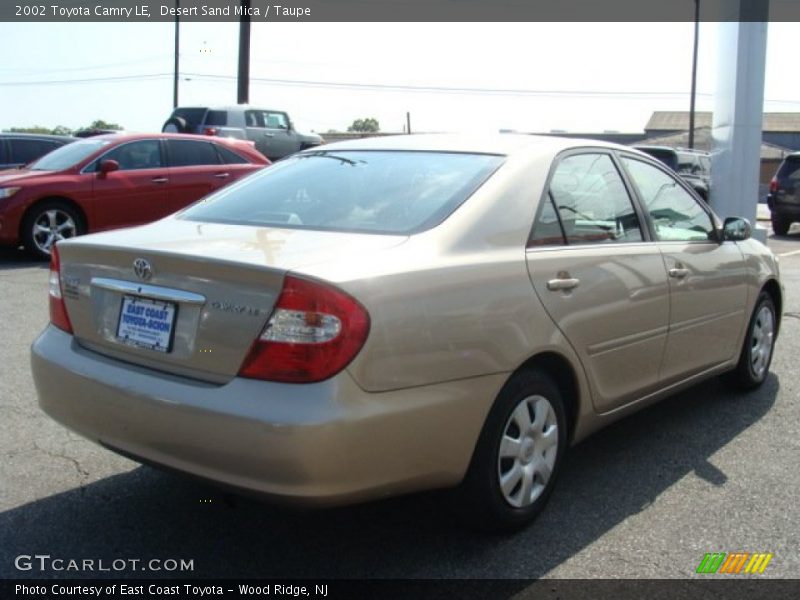 Desert Sand Mica / Taupe 2002 Toyota Camry LE