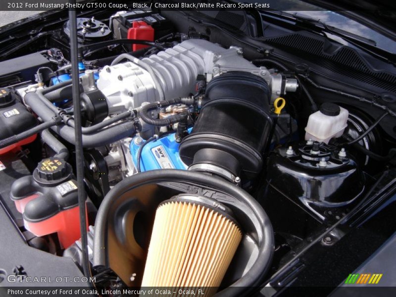  2012 Mustang Shelby GT500 Coupe Engine - 5.4 Liter Supercharged DOHC 32-Valve Ti-VCT V8