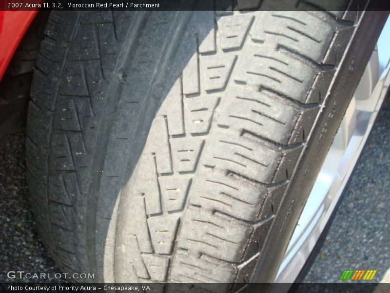 Moroccan Red Pearl / Parchment 2007 Acura TL 3.2