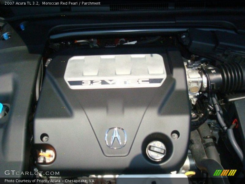 Moroccan Red Pearl / Parchment 2007 Acura TL 3.2