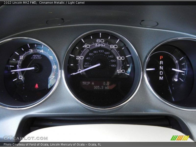  2012 MKZ FWD FWD Gauges
