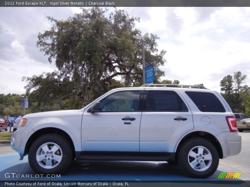 Ingot Silver Metallic / Charcoal Black 2012 Ford Escape XLT
