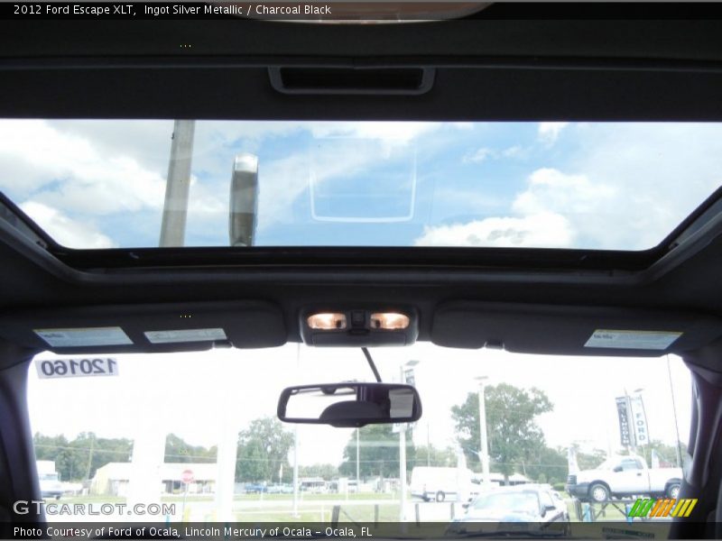 Ingot Silver Metallic / Charcoal Black 2012 Ford Escape XLT