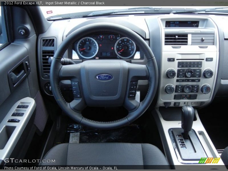 Ingot Silver Metallic / Charcoal Black 2012 Ford Escape XLT