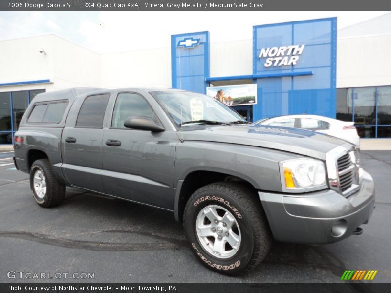Mineral Gray Metallic / Medium Slate Gray 2006 Dodge Dakota SLT TRX4 Quad Cab 4x4
