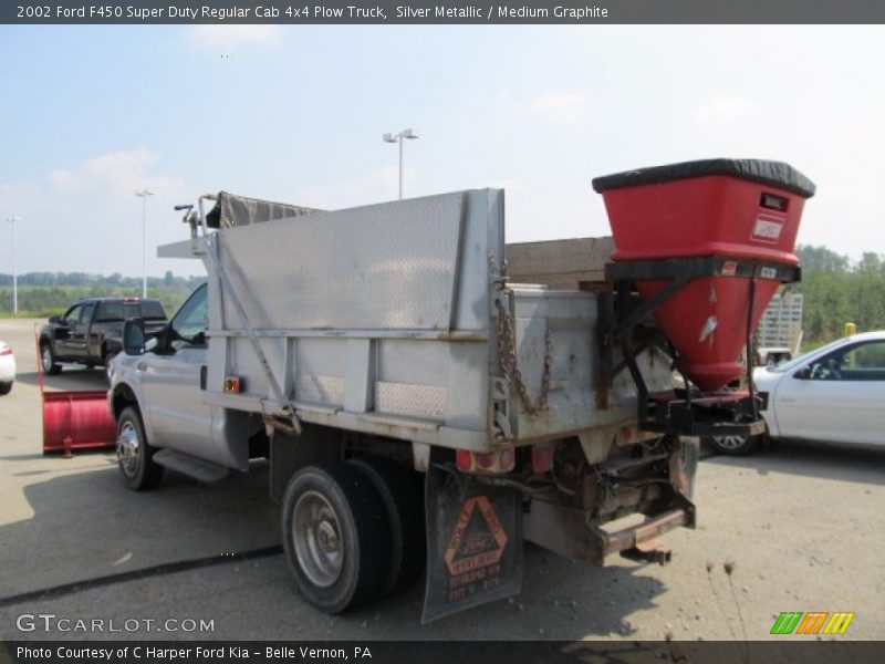 Silver Metallic / Medium Graphite 2002 Ford F450 Super Duty Regular Cab 4x4 Plow Truck