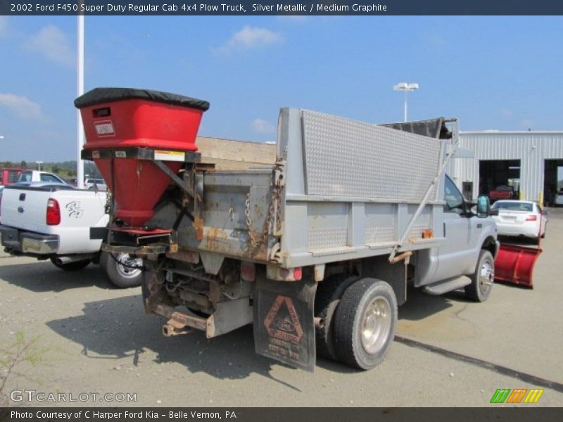 Silver Metallic / Medium Graphite 2002 Ford F450 Super Duty Regular Cab 4x4 Plow Truck
