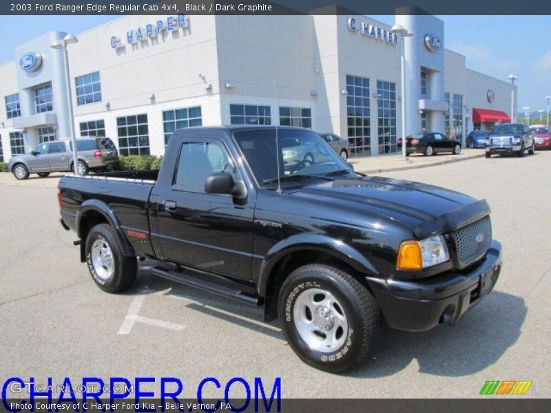 Black / Dark Graphite 2003 Ford Ranger Edge Regular Cab 4x4